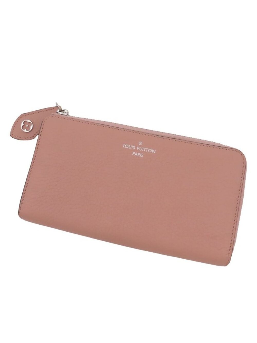 Louis Vuitton Portefeuille Comet L-shaped Zipper Magnolia Taurillon Wallet